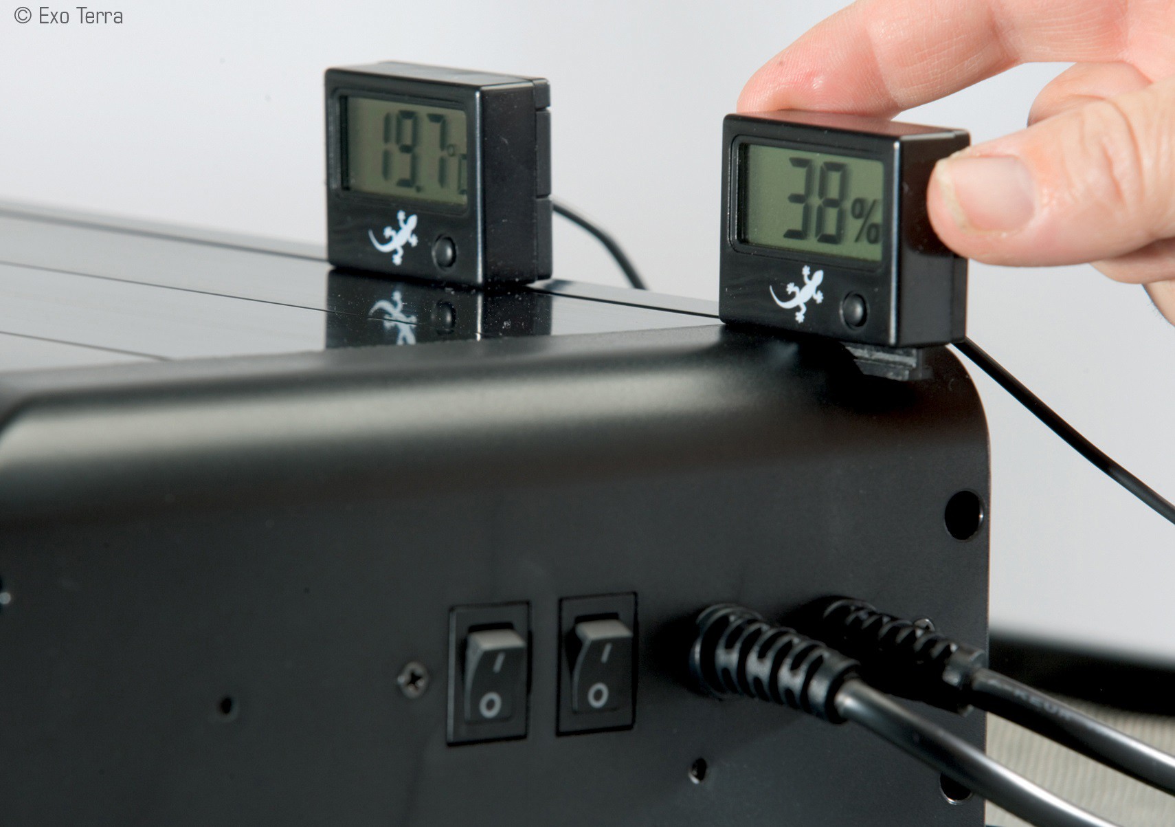 Thermomètre Hygromètre digital pour terrarium avec sonde Trixie